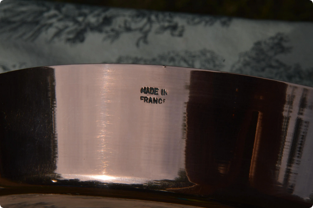 Vintage Copper Tarte Tatin Pan: French Quiche Dish, Made in France Villedieu Made
