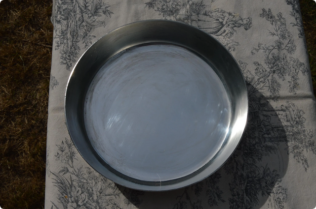 Vintage Copper Tarte Tatin Pan: French Quiche Dish, Made in France Villedieu Made