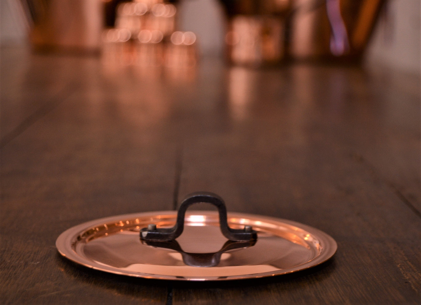 NKC Normandy Kitchen Copper Pan Lid - 12cm Tin Lined