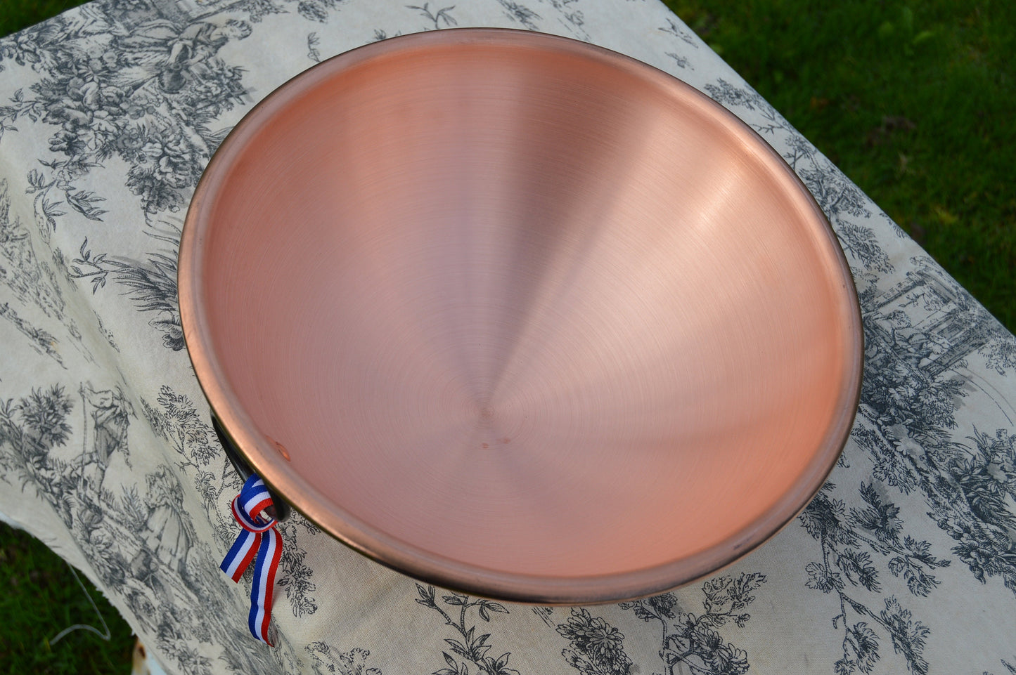 New NKC Copper Mixing Bowl: Normandy Kitchen, 11" with Iron Ring