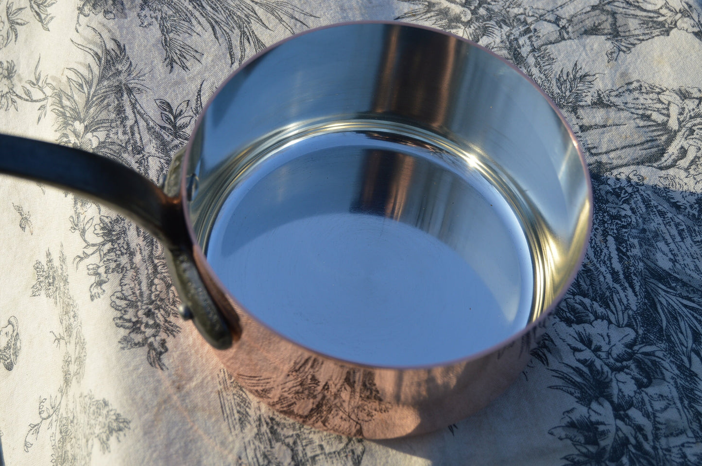 New NKC Copper Pan: Tin-Lined Normandy Kitchen Sauce Pan, Made in France
