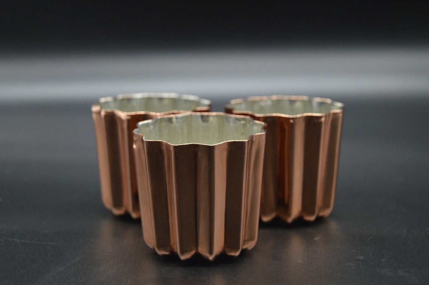 3 Three Copper Caneles Large NKC 5.5 cm 2 1/8 Canelés Made in France Bordeaux Bordelais Cake Molds Normandy Kitchen 5.5cm French Cake Moulds