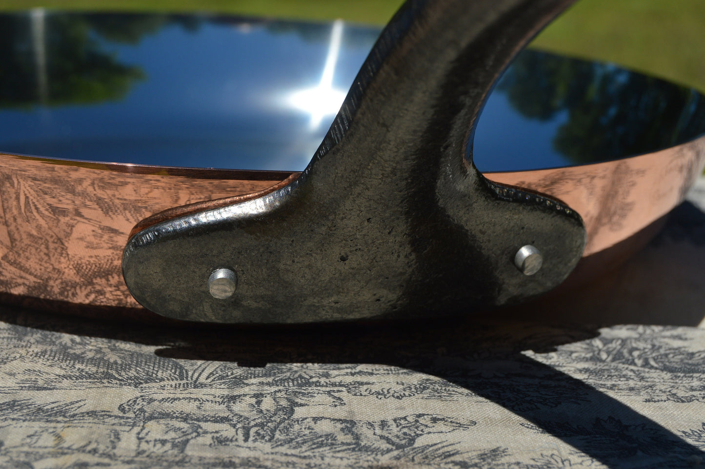 New Normandy Kitchen Copper Fry Pan: NKC 28cm 11 Inch Tin-Lined Saute Skillet