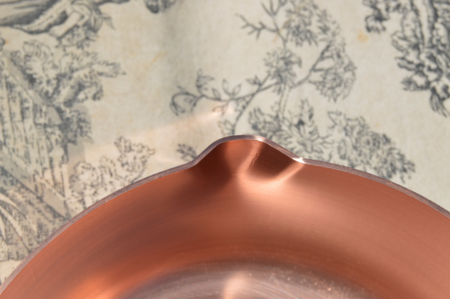 NKC Copper Caramel Pan: 16cm Heavy Base Patisserie Pan