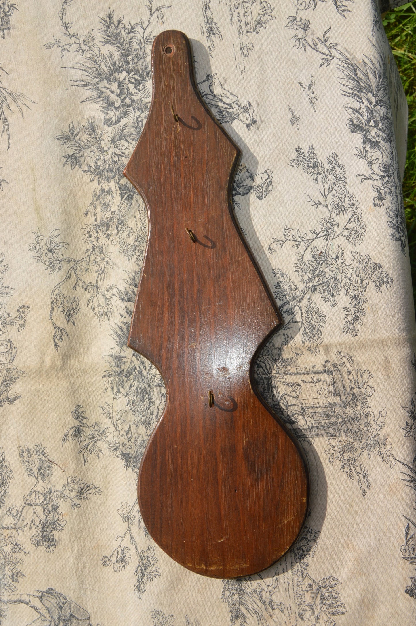 Vintage Copper Jam Servers: Miniature French Pots with Oak Back