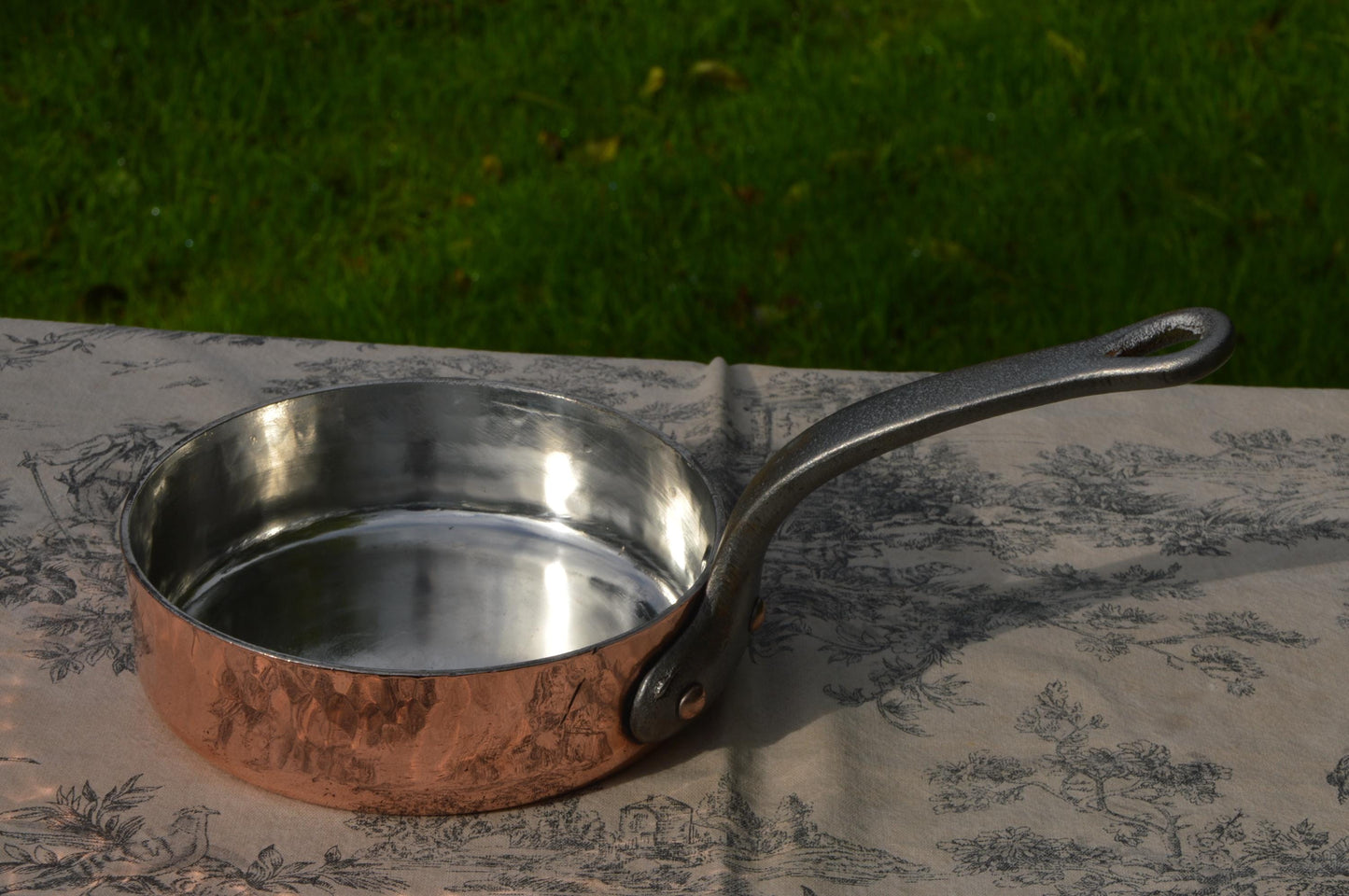 Artisan Copper Sauté Pan: French Tin-Lined Fry Skillet (16cm)