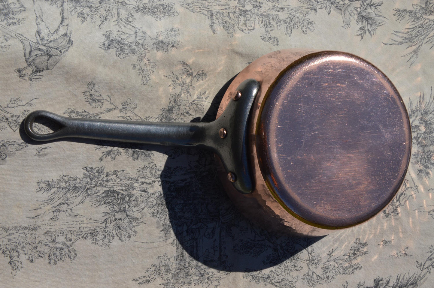 French Copper 2.8mm Sauteuse Evasee Pan Windsor New Artisan Hand Wiped Tin Lined Vintage Professional Windsor 8" 20cm "The Best Copper Pot"