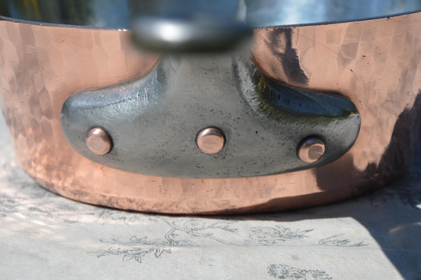 French Copper 2.8mm Sauteuse Evasee Pan Windsor New Artisan Hand Wiped Tin Lined Vintage Professional Windsor 8" 20cm "The Best Copper Pot"