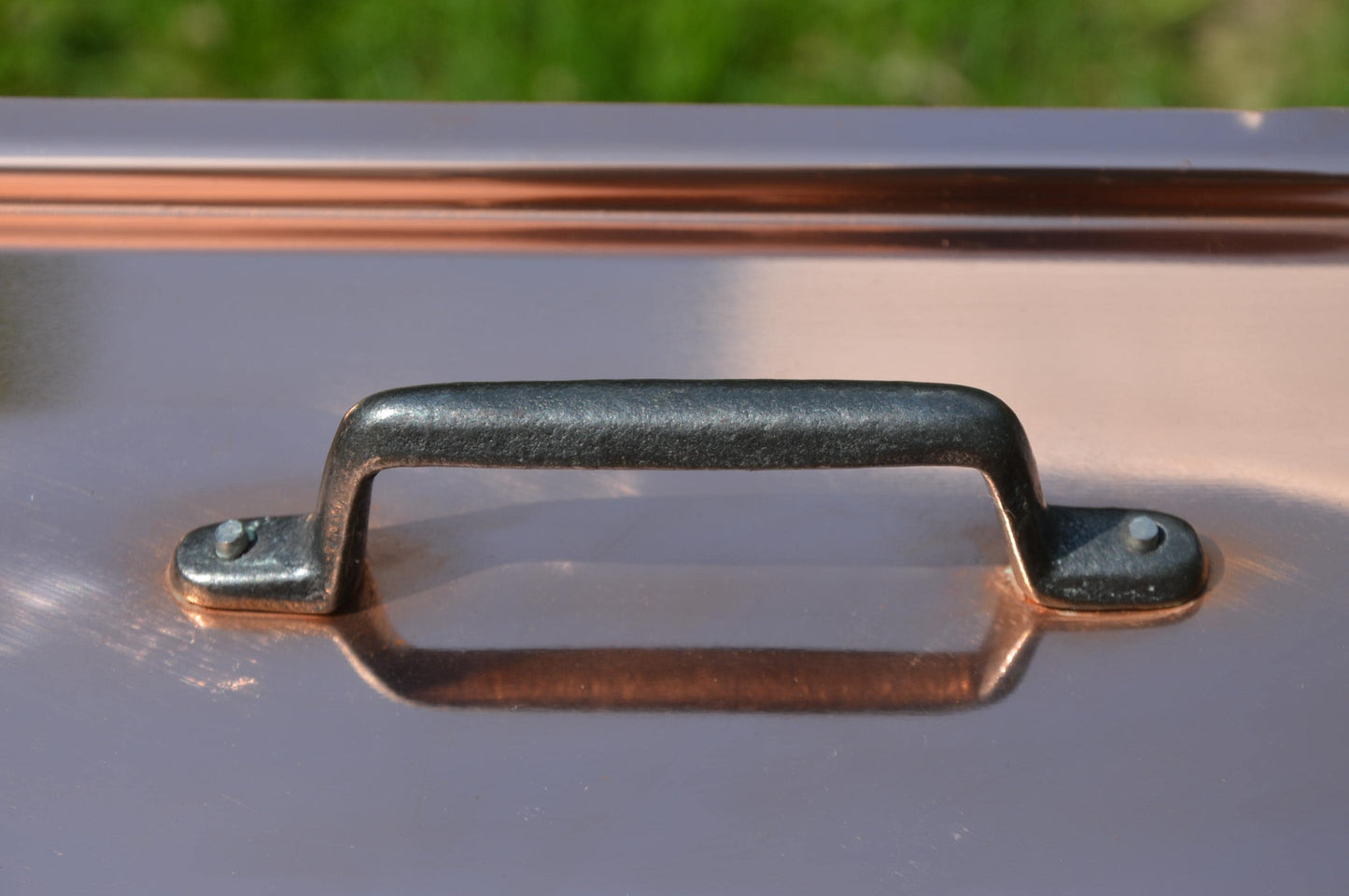 NEW! NKC Copper Fish Kettle MASSIVE Vintage French Copper Cast Iron Fish Poacher Insert Tray Fish Steamer New From Normandy Kitchen