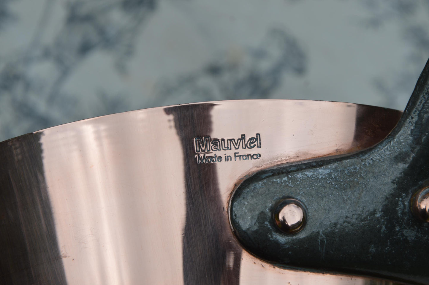 Vintage Mauviel Copper Sauté Pan: French Windsor Pot, Re-Tinned