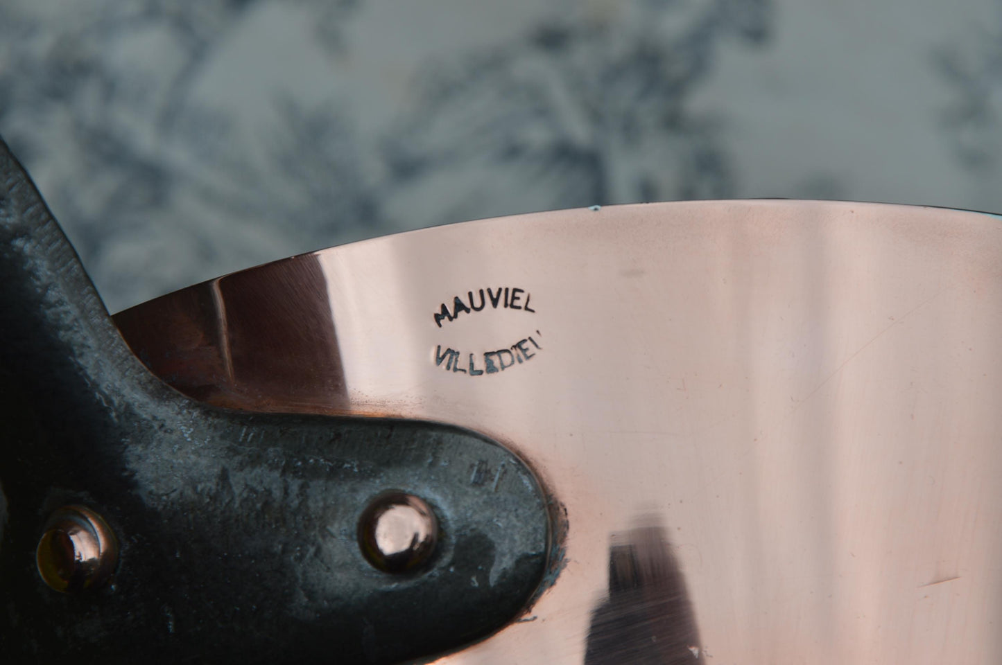 Vintage Mauviel Copper Sauté Pan: French Windsor Pot, Re-Tinned