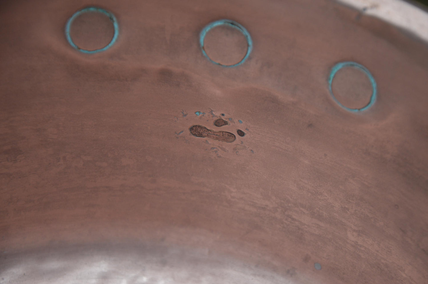 Antique Copper Jam Pan: French Vintage Confiture Pot, Cast Bronze Handles