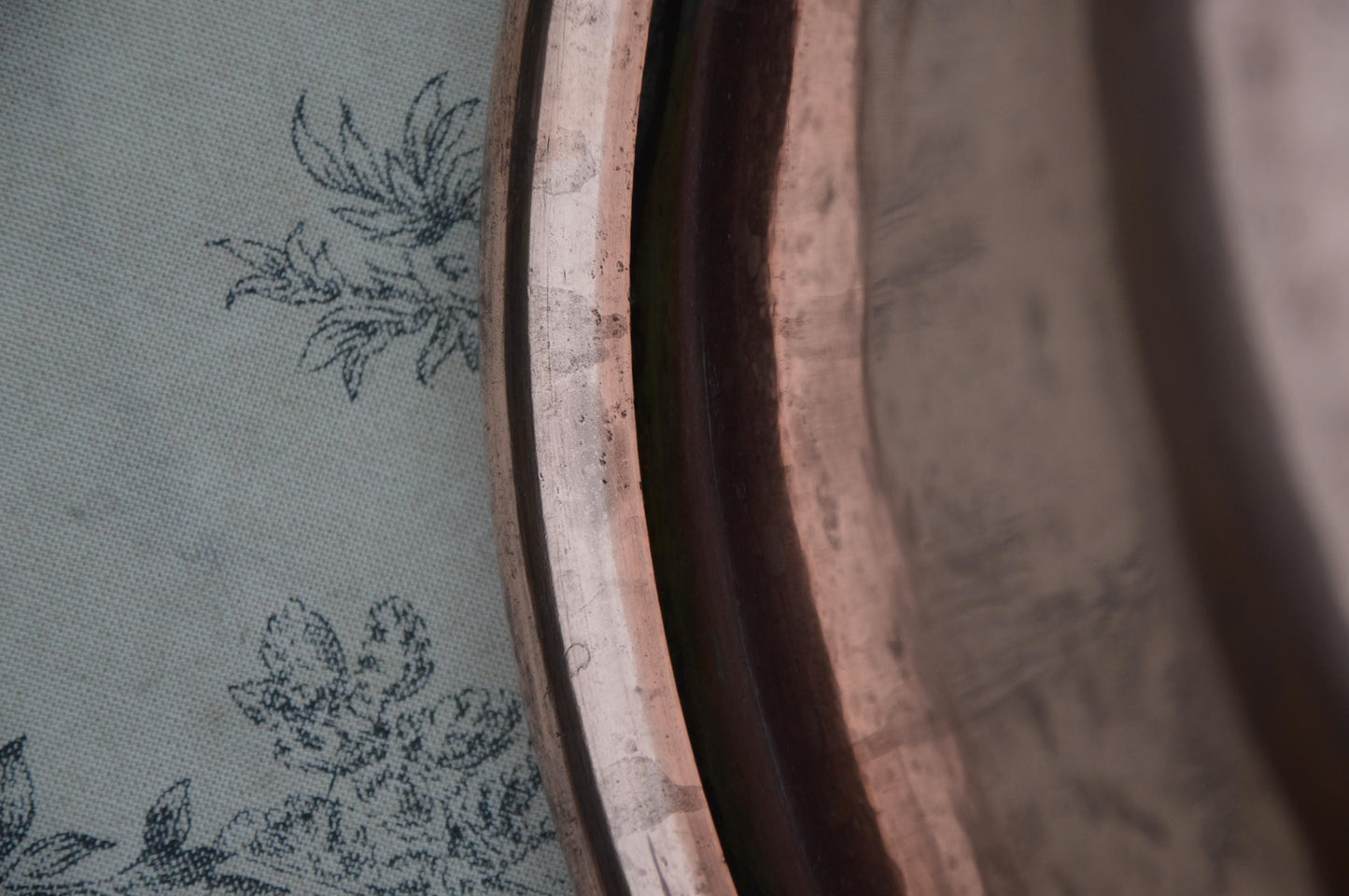 Antique Copper Jam Pan: French Vintage Confiture Pot, Cast Bronze Handles