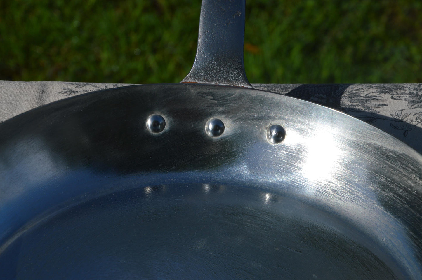 Vintage NKC Copper Fry Pan: Tin-Lined Normandy Kitchen Skillet