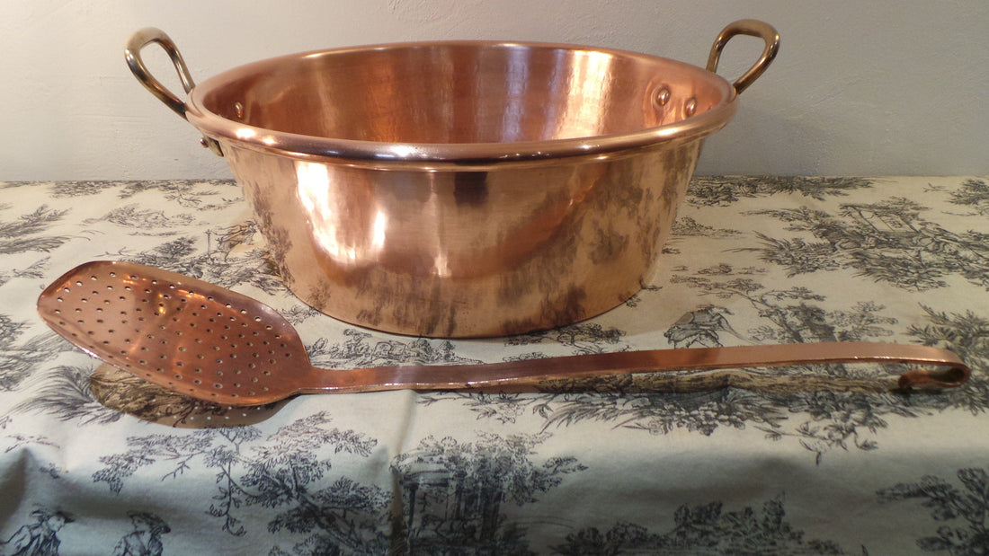 French Copper Jam Pans, Confiture Pans, what to look for in an ideal preserving pan or watch your weights!!