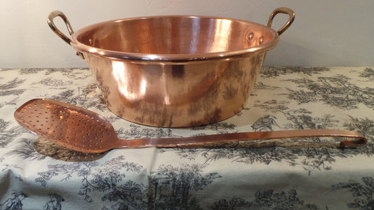 French Copper Jam Pans, Confiture Pans, what to look for in an ideal preserving pan or watch your weights!!
