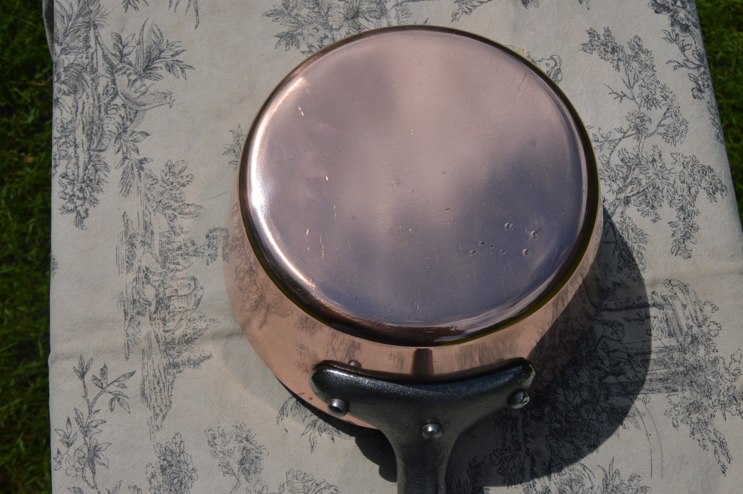 Mauviel Copper Sauteuse Évasée 8" 20cm 2.5mm Professional French Nickel-Lined Pot