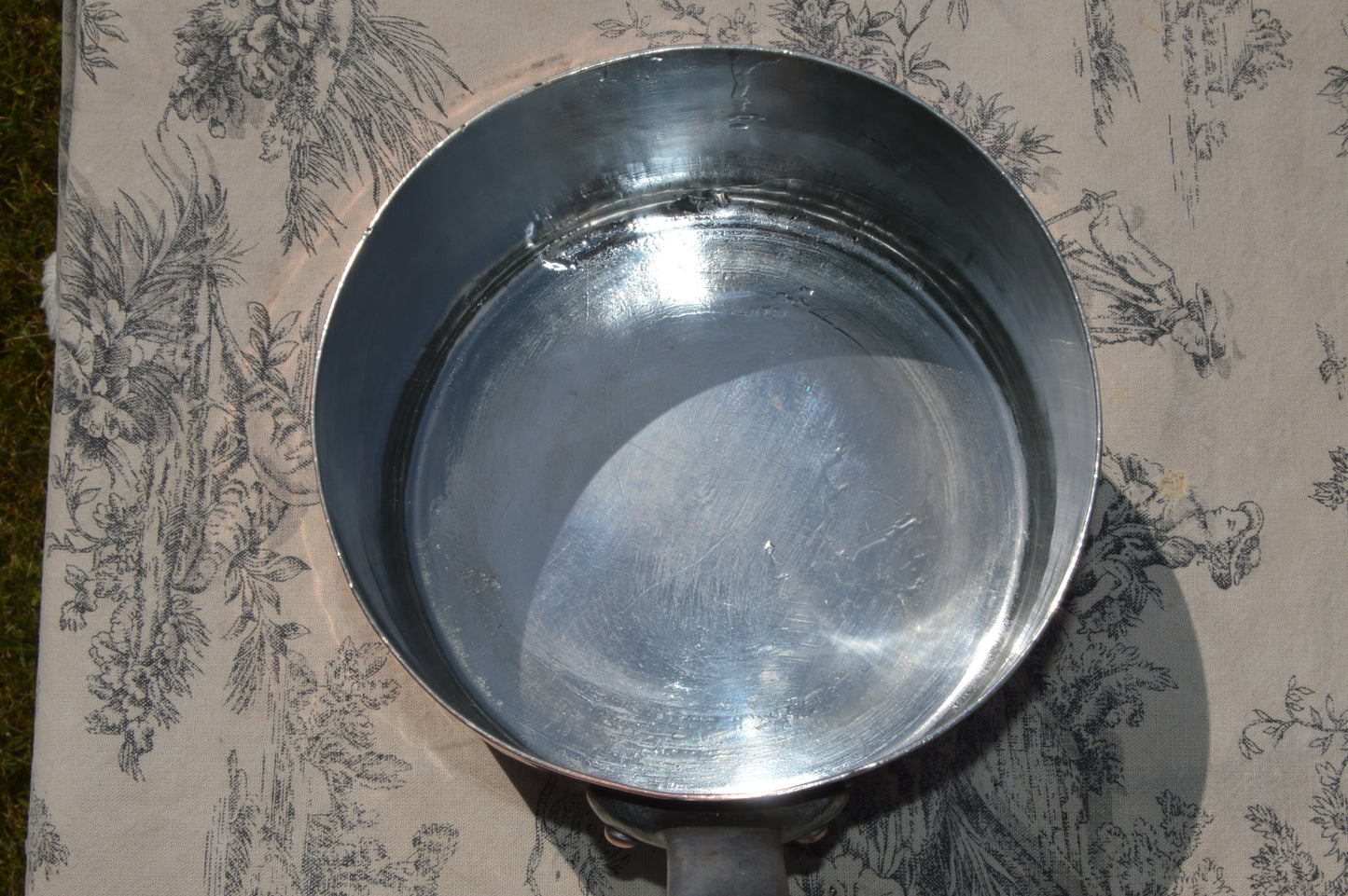 A La Menagere Copper Saucepan 16cm 6 1/4" Antique French Professional 1.5mm Forged Iron Handle New In House Tin Lined