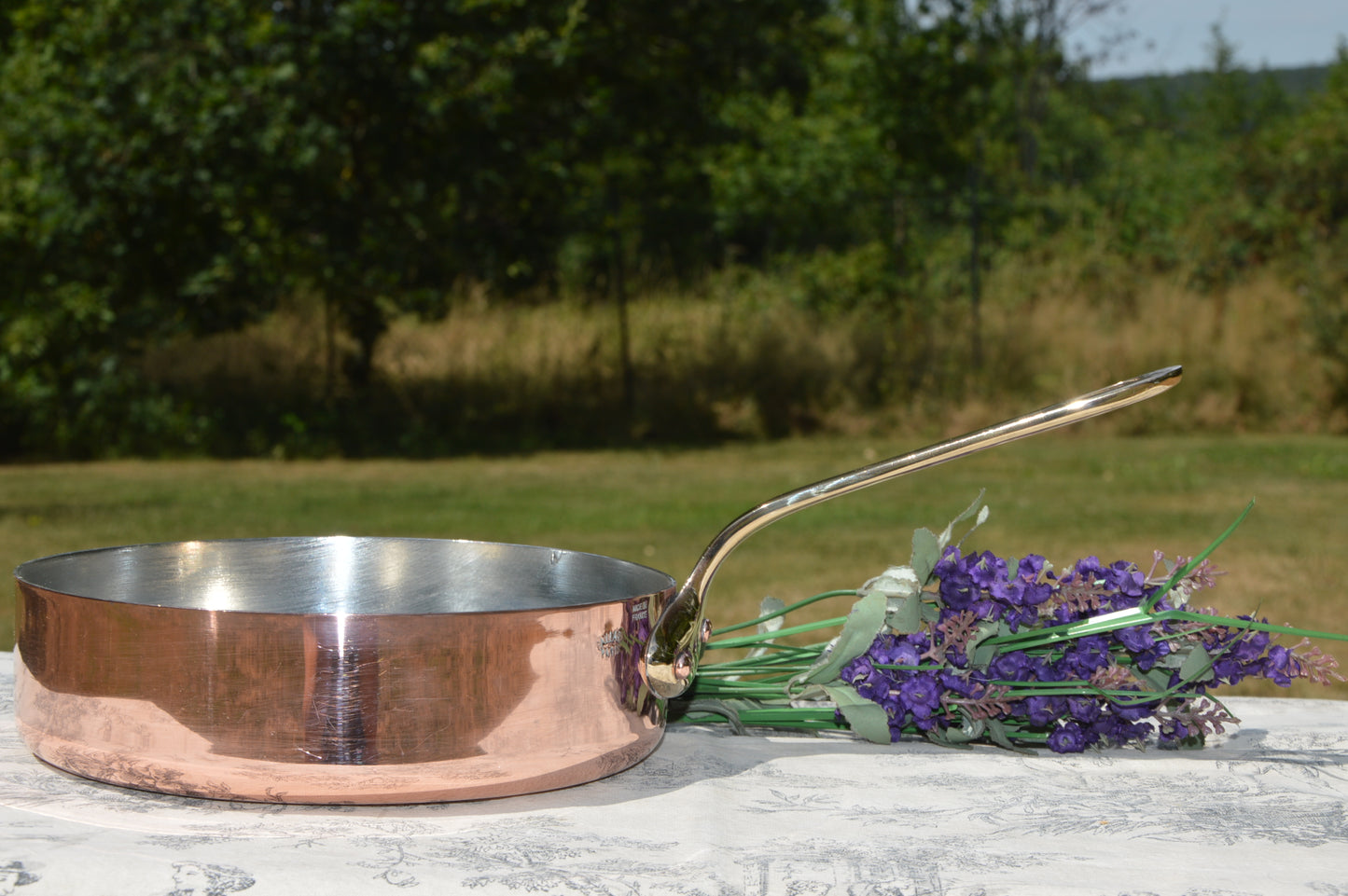 Gaillard of Paris Copper Sauté Pan: 20cm New Tin Lined, Bronze Handle – Antique French Cookware