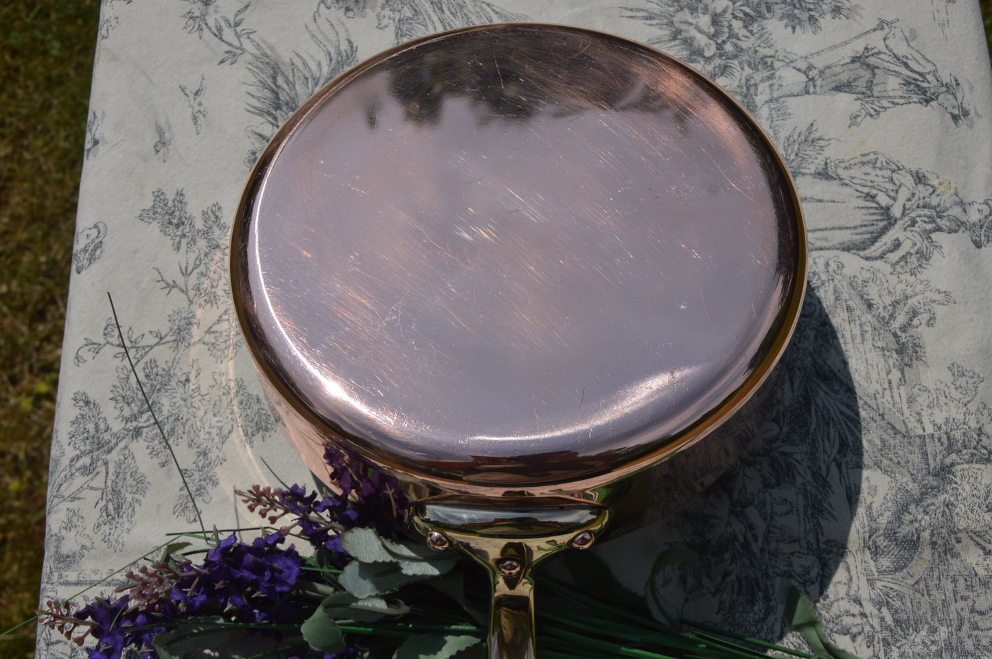 Gaillard of Paris Copper Sauté Pan: 20cm New Tin Lined, Bronze Handle – Antique French Cookware