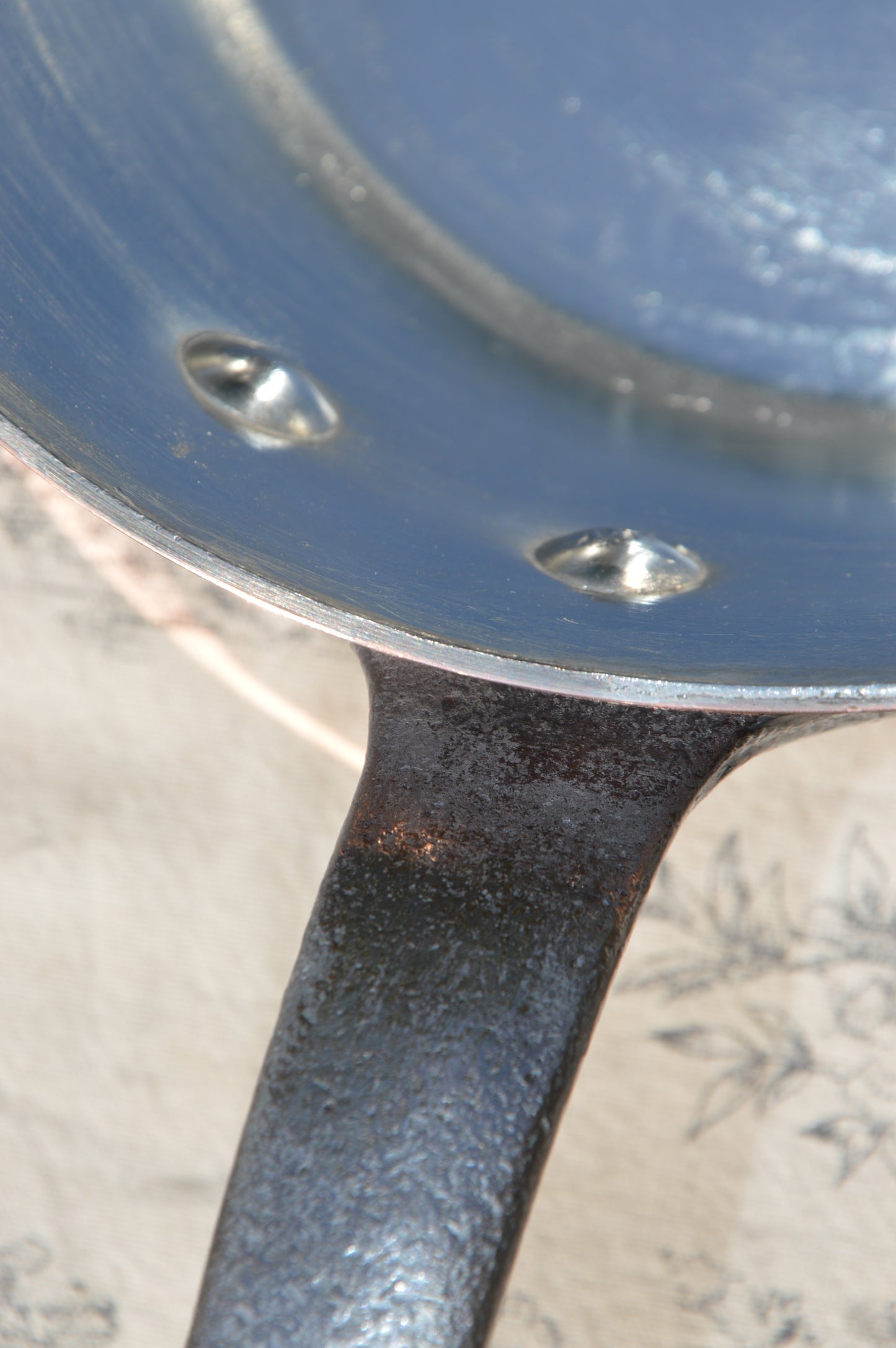 Sauteuse Évasée en Cuivre Français 2,3mm Windsor 21cm 8 1/4" Neuf Bill Cox Étamé à la Main Vintage Professionnel Estampillé Fabriqué en France