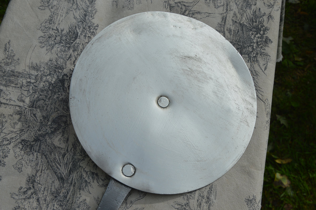 Copper Antique French Copper Lid 23cm 9 " 719g 1lb 9.4ozs New Tin Splash Lid Saucepan Lid Iron Handle Normandy Couvercle Plat