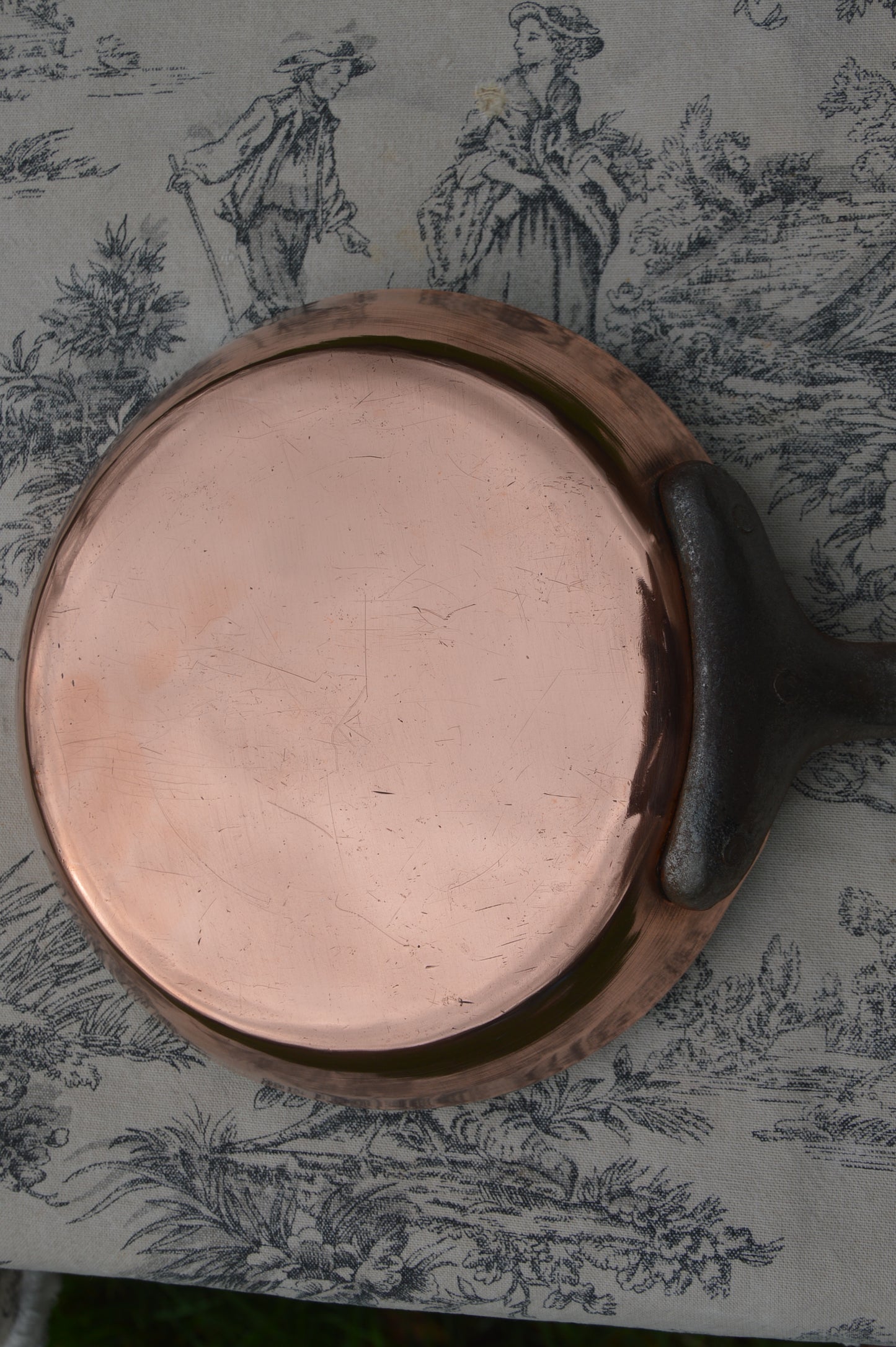 Copper Flipping Pan Omelette 1.5mm Copper Frying Saute Skillet 18cm 7"