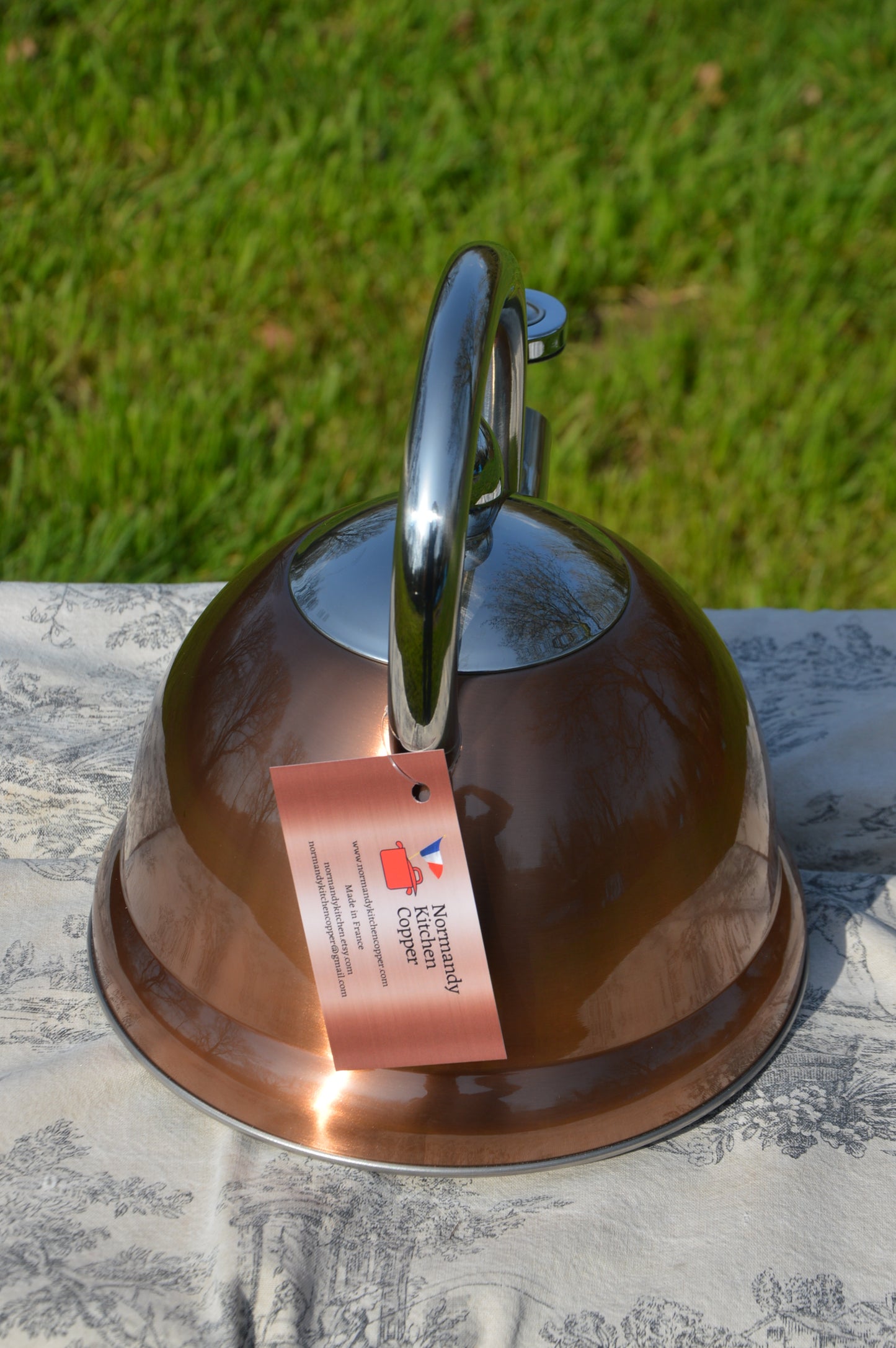 NKC Copper Kettle with Whistle 2.7 litres