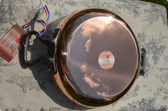 New Normandy Kitchen Copper Stove Top Saute Pan: 28cm Tin-Lined Roasting Dish