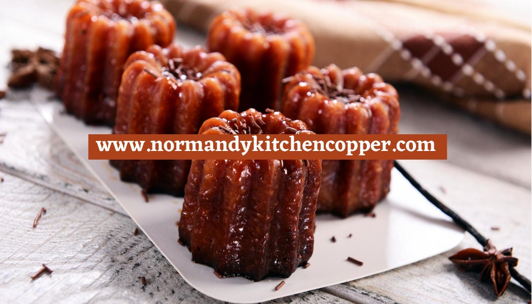 Copper Canelés Molds: Authentic French Cake Mold, Set of 6