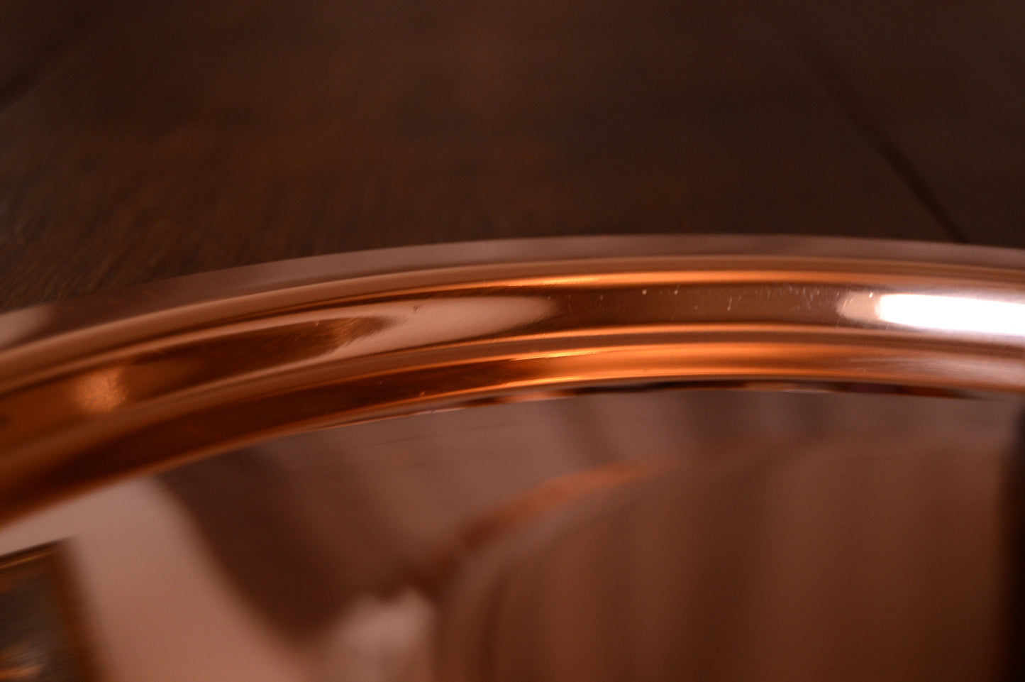 Nouveau NKC 20cm Normandy Kitchen Copper Pan Lid Fabriqué en France Couvercle de casserole en cuivre ajusté pour 20cm Pan Quality 8" Iron Handle Tin Lined