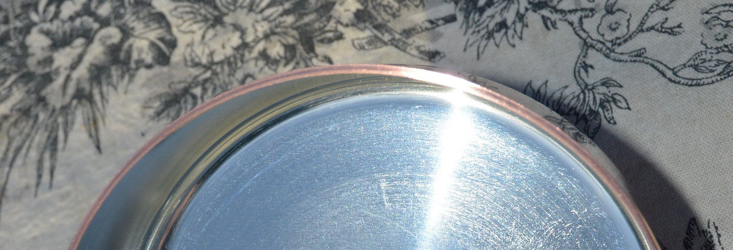 Nouvelle poêle en cuivre 12 cm NKC doublée d'étain 1,4 mm cuisine professionnelle normande marmite en cuivre poignée en fer rivet en acier fabriqué en France 12 cm 4 3/4" casserole