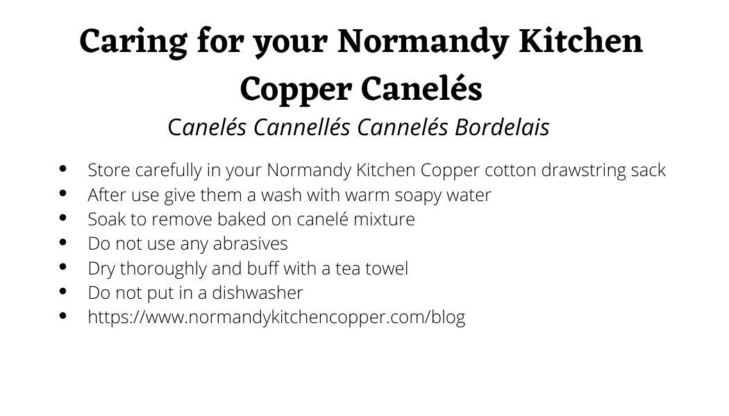 8 French Copper Canelé Molds: Eight Authentic Bordeaux Cake Moulds Caneles (5.5cm)