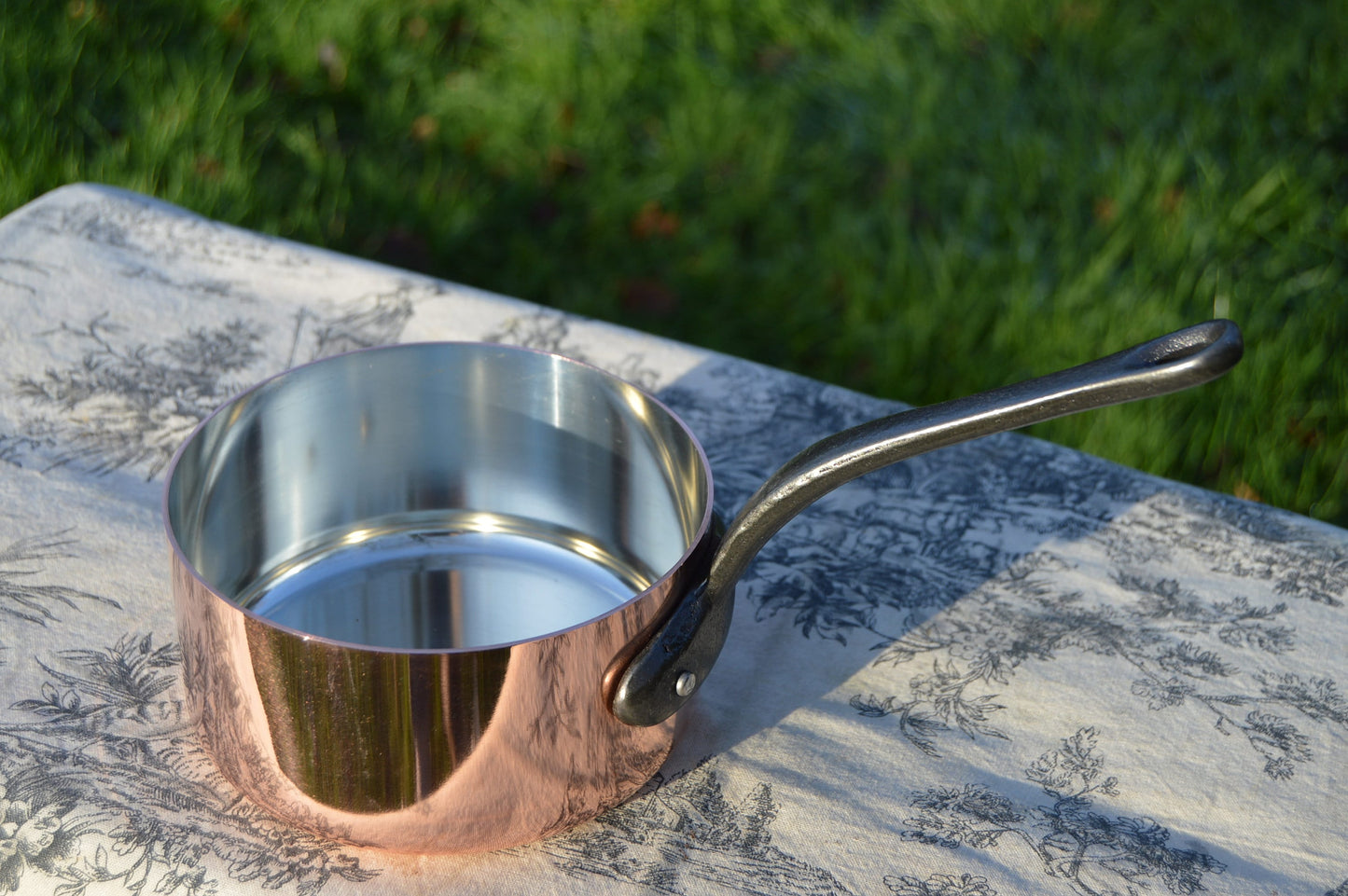 New NKC Copper Pan: Tin-Lined Normandy Kitchen Sauce Pan, Made in France