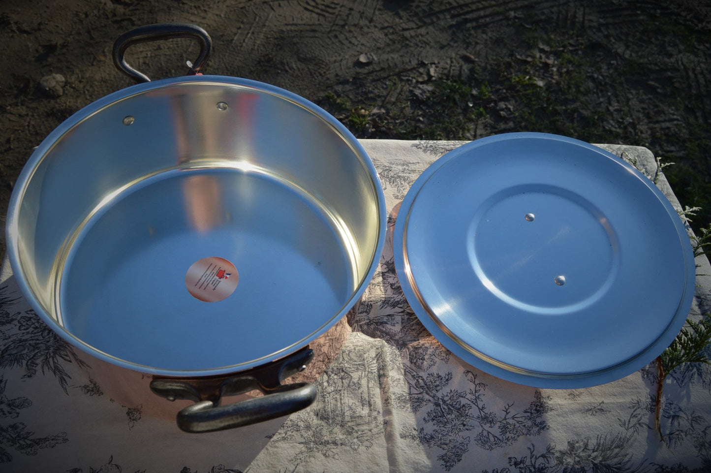 New NKC Copper Casserole: 28cm Tin-Lined Dutch Oven New NKC Copper
