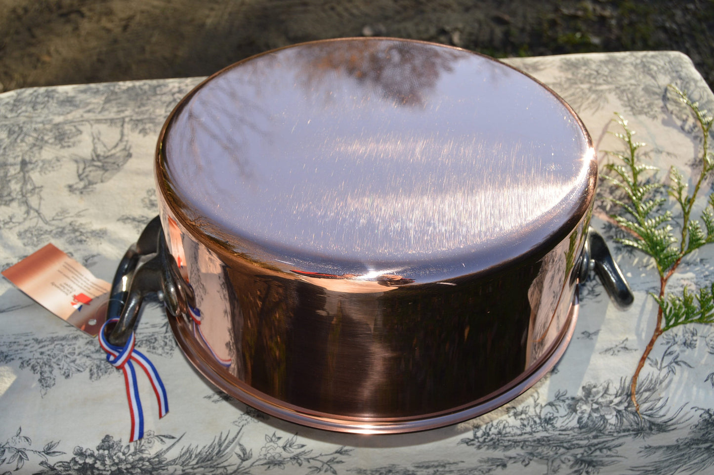 New NKC Copper Casserole: 28cm Tin-Lined Dutch Oven New NKC Copper