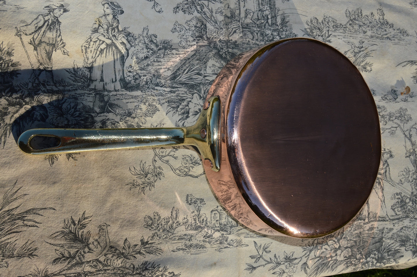Gaillard of Paris Copper Sauté Pan: 20cm New Tin Lined, Bronze Handle – Antique French Cookware
