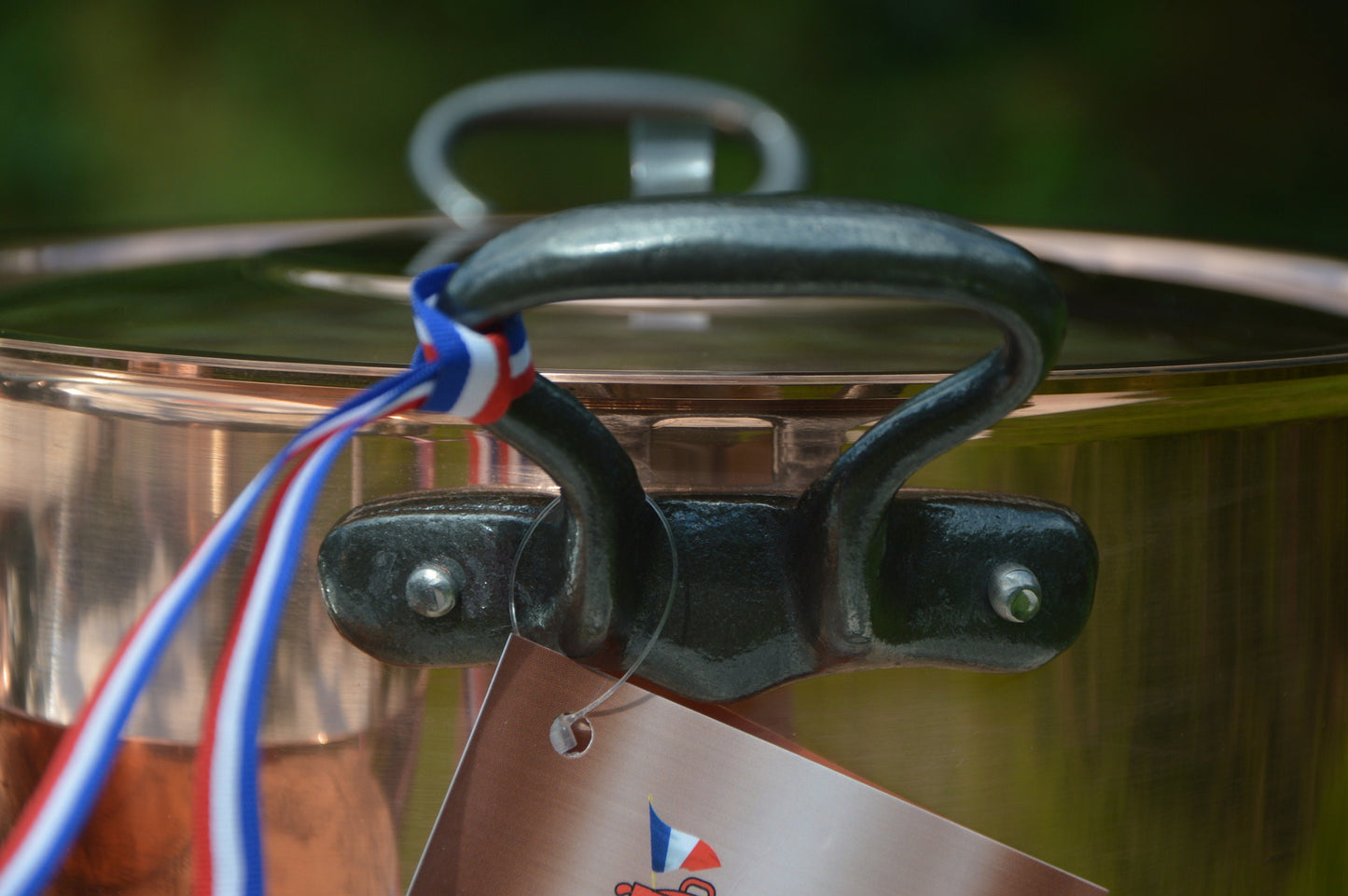 NKC Copper Chefs Set: Casserole, Au Gratin Pan, Fry Pan & Ladle