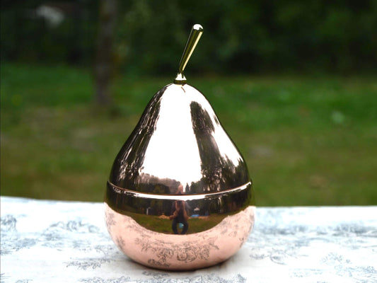Solid Copper Jam Pot Pear Jelly Pot Pure Copper Lidded Storage Jar Vintage Tableware Confiture