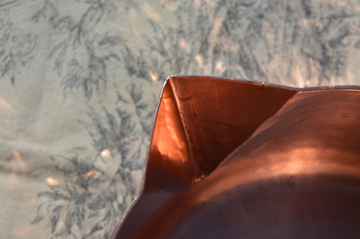 Antique Copper Sugar Pan: Handmade French Patissier Caramel Pan