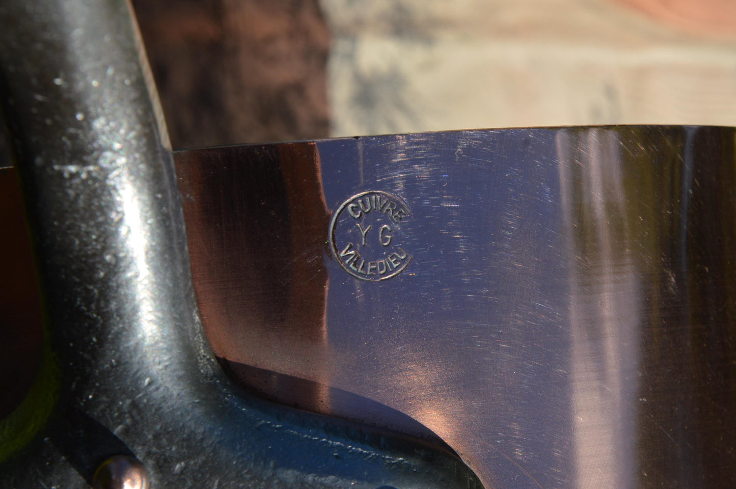 Vintage French Copper Pans - Villedieu YG - Restaurant Quality Set of Four New Tin