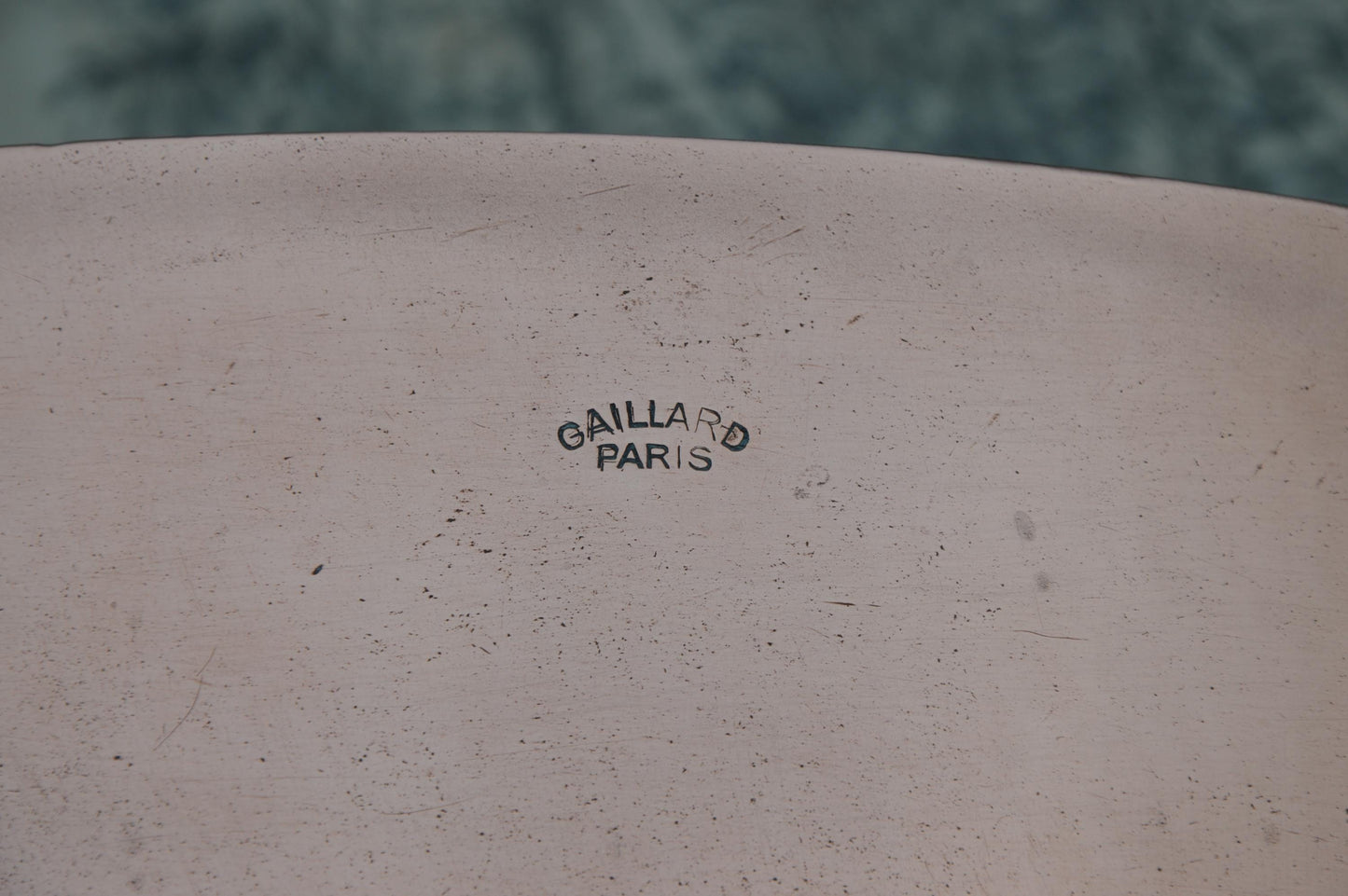 Antique French Copper Casserole Cocotte, Hand Hammered, Bronze Handles, New Tin Lining Gaillard