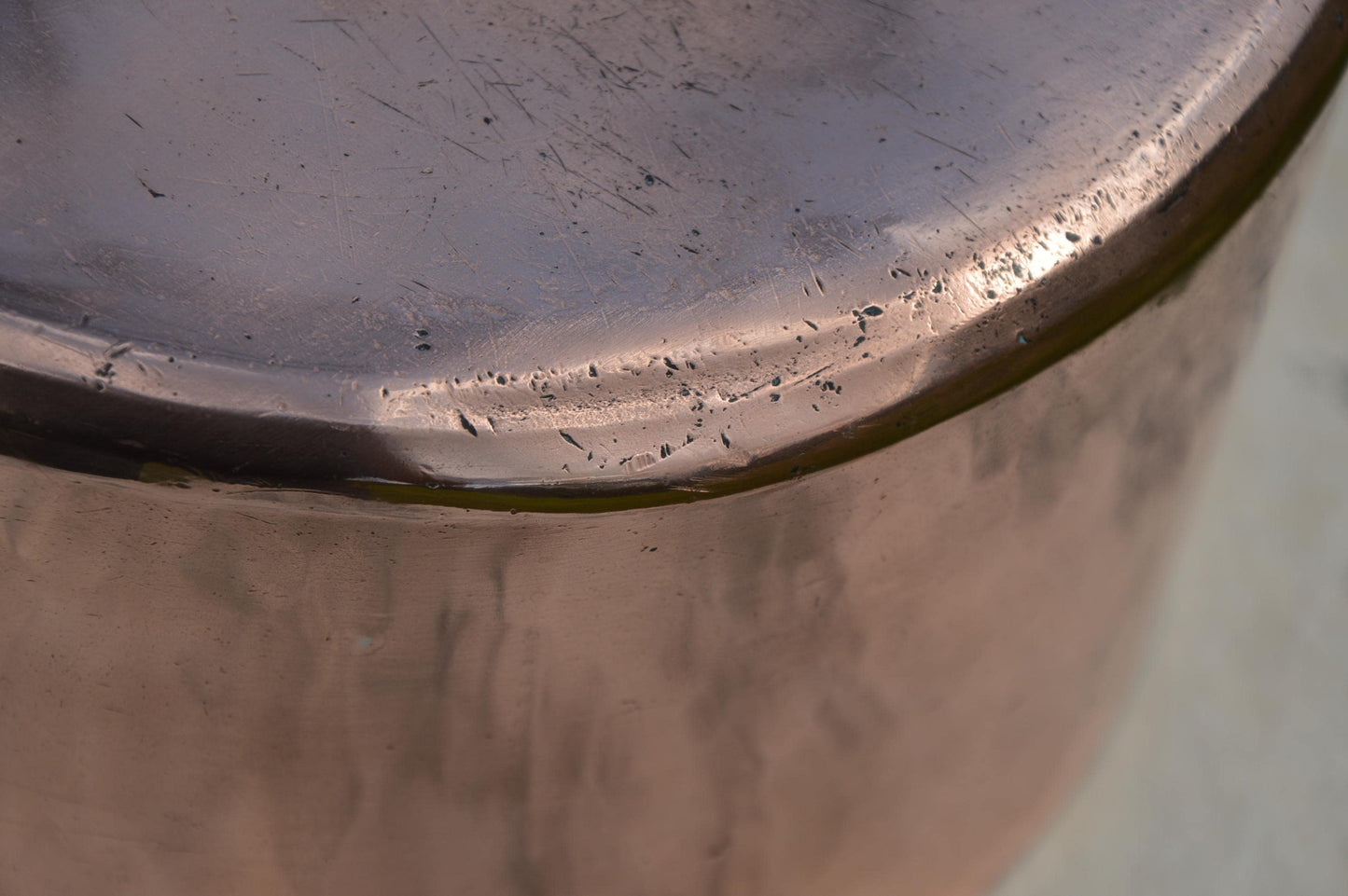 Grands Magasins Du Louvre Paris Antique Copper Saucepan French Professional 22cm 8 5/8 Inches Iron Handle New Hand Wiped Tin Lined 2.1mm