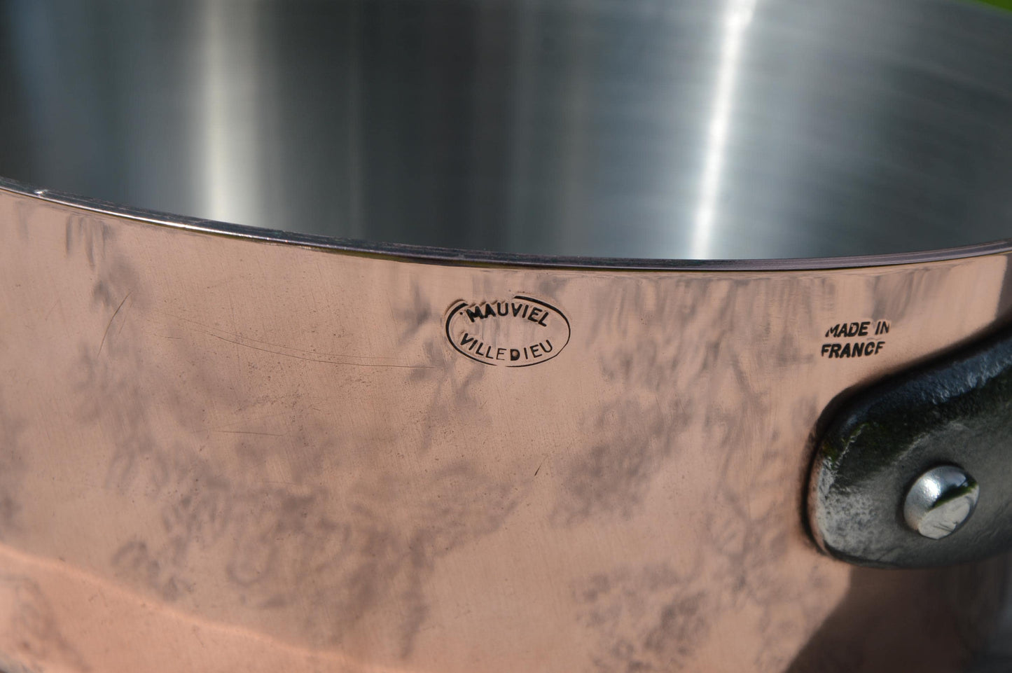 Mauviel Copper Sauteuse Évasée 8" 20cm 2.5mm Professional French Nickel-Lined Pot