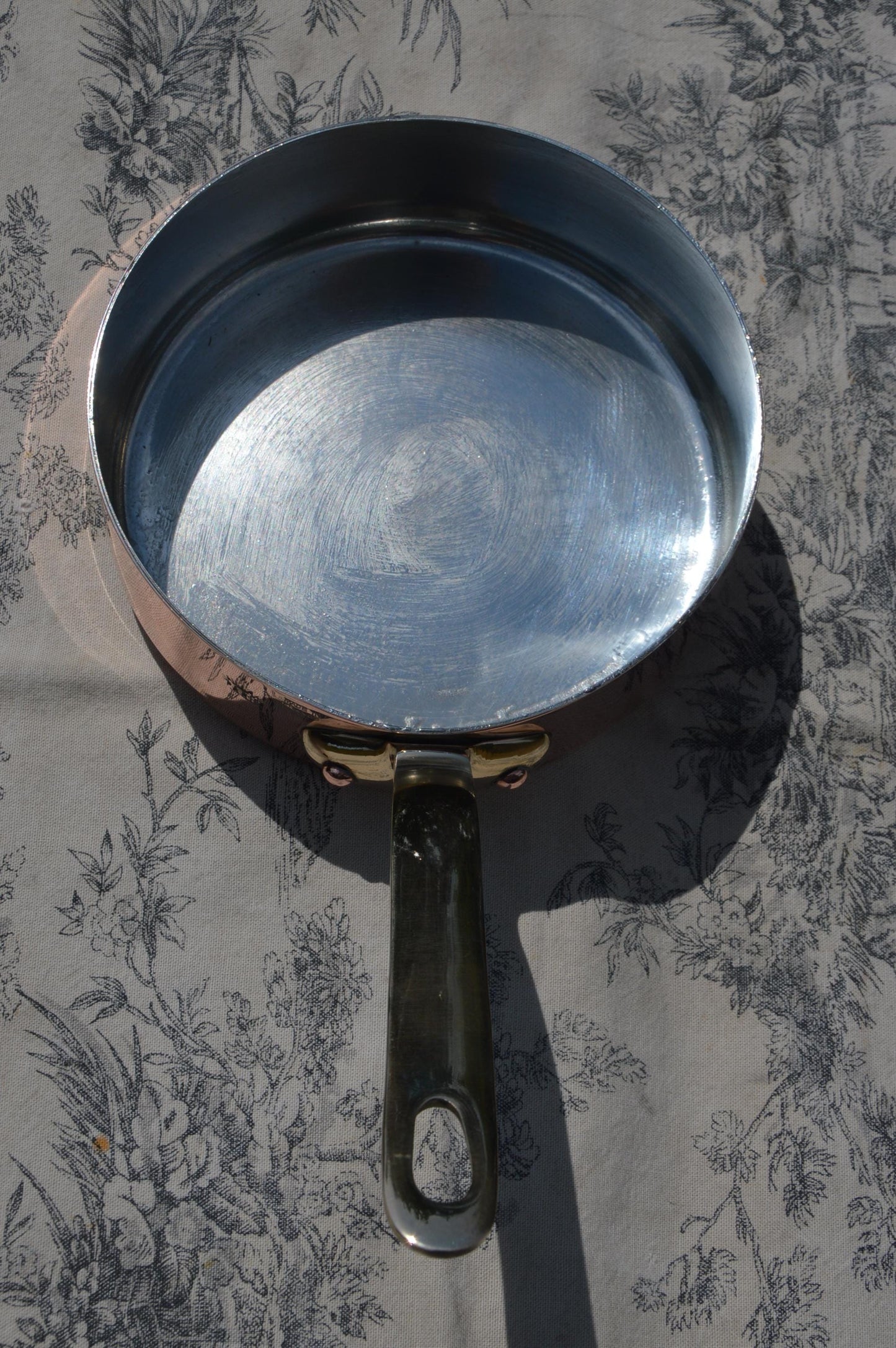 Gaillard of Paris Copper Sauté Pan: 16cm New Tin Lined, Bronze Handle – Antique French Cookware
