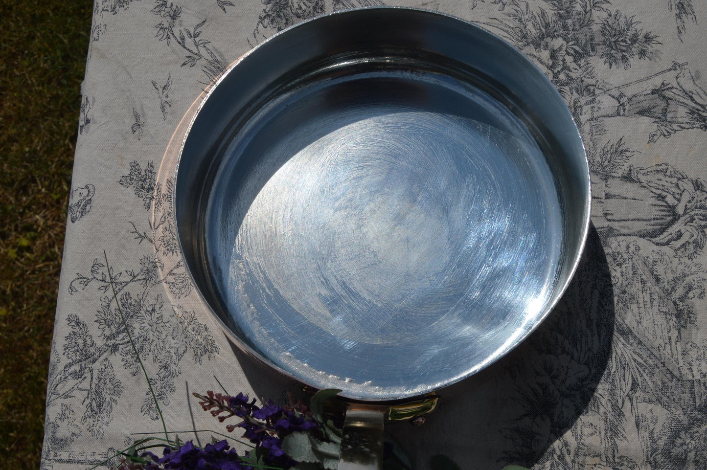 Gaillard of Paris Copper Sauté Pan: 20cm New Tin Lined, Bronze Handle – Antique French Cookware